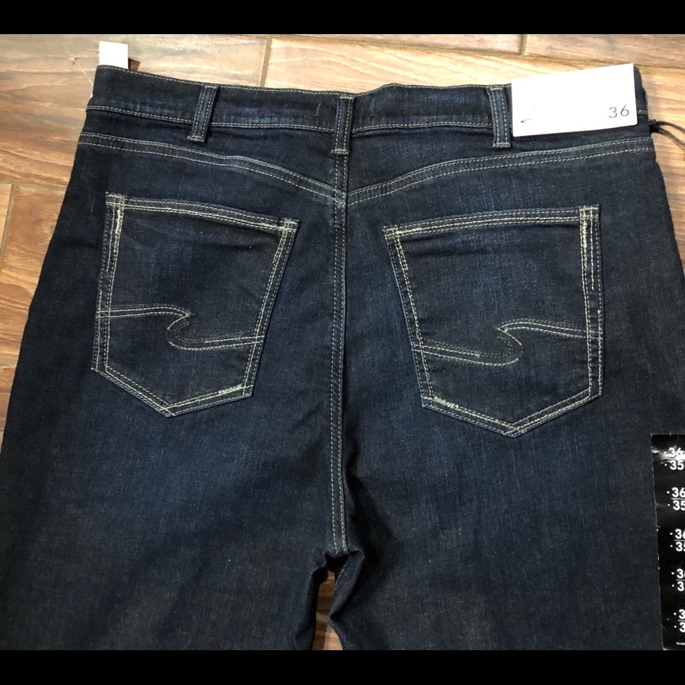 New Callie Silver Jeans Size 36x35